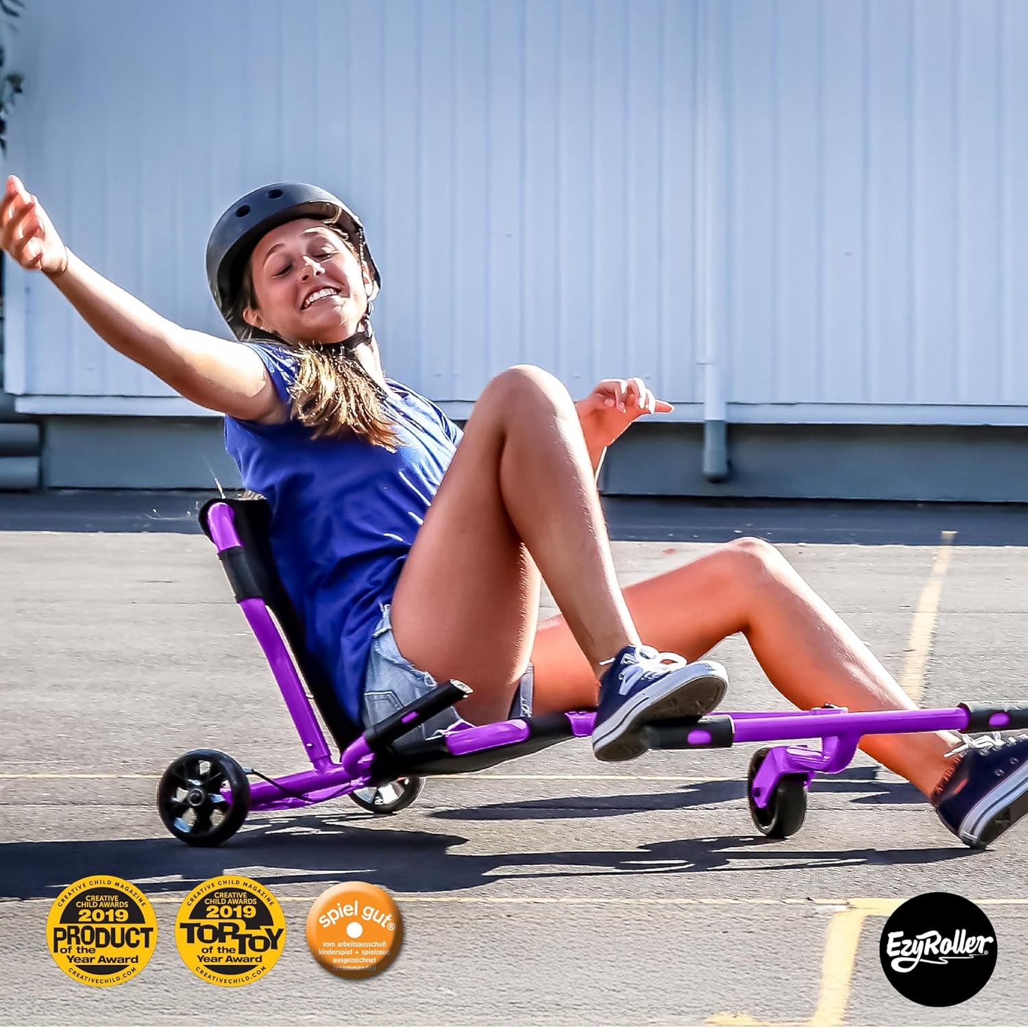 Pro X Ride on Toy for Kids and Adults, Ages 9+, up to 220 Lbs - Purple