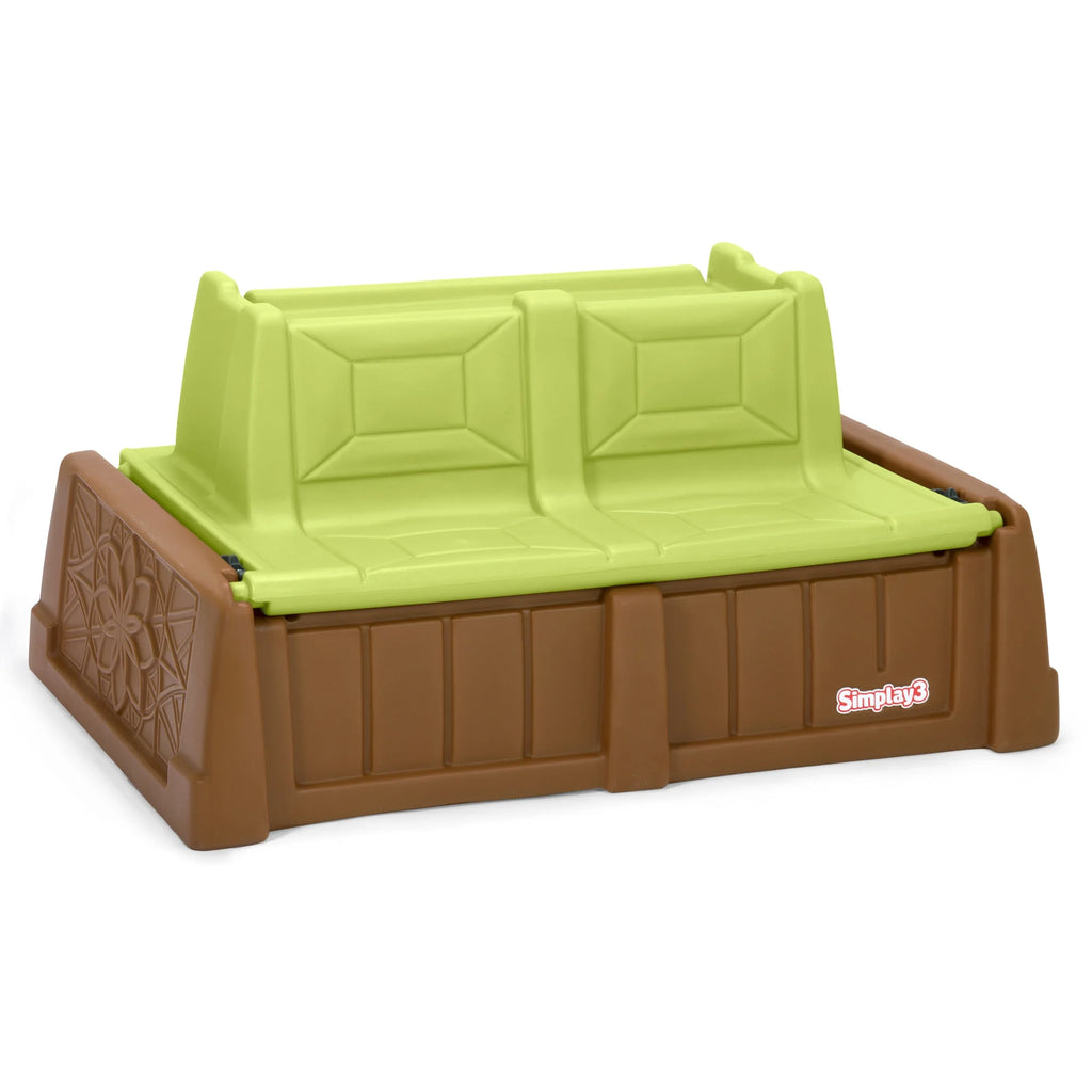 Sand and Water Bench, 2 in 1 Combination Play Table and Children'S Storage Bench