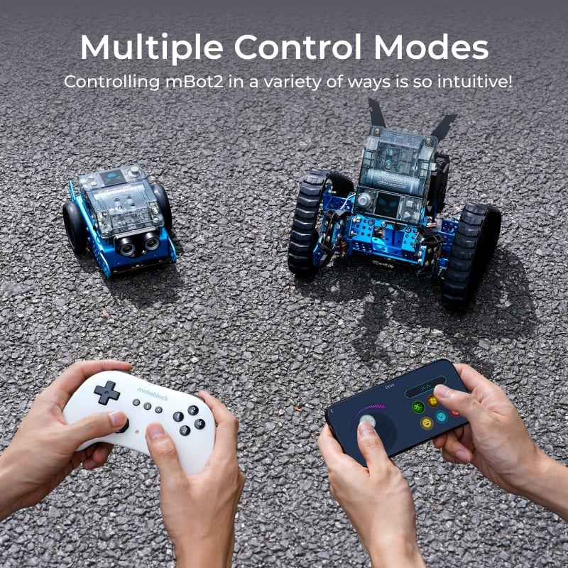 Mbot2 Rover Robotics Kit: Kid'S Interactive Emo Robot for Coding Learning and Outdoor Play