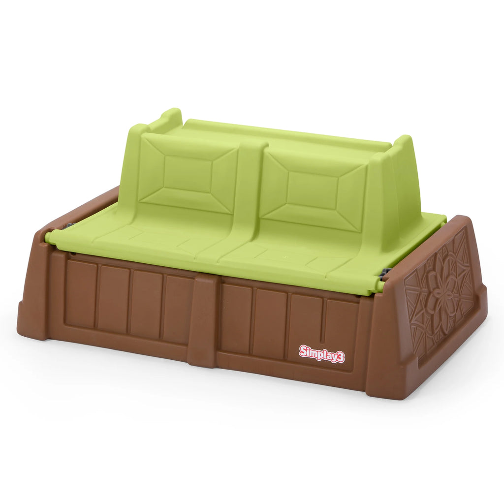 Sand and Water Bench, 2 in 1 Combination Play Table and Children'S Storage Bench