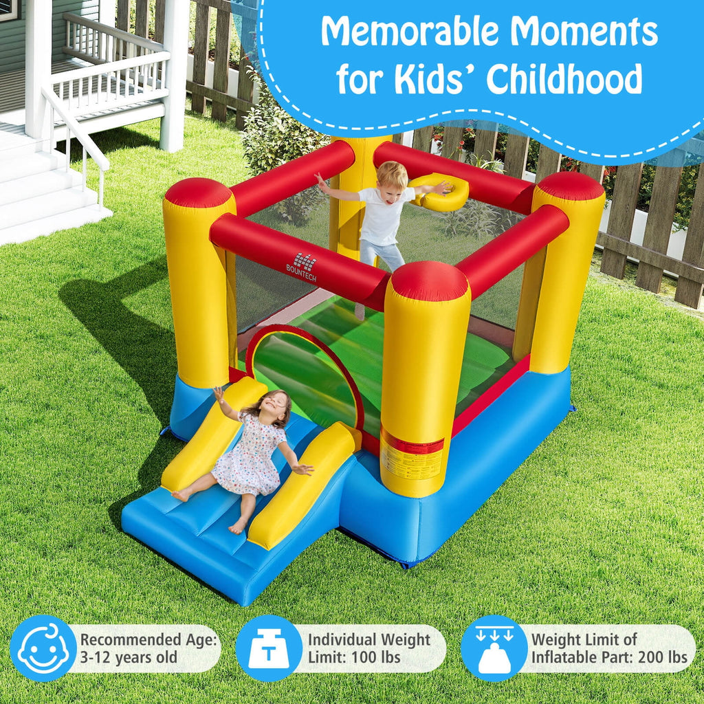Inflatable Bouncer Kids Slide Bounce House for Indoor Outdoor (Blower NOT Included)