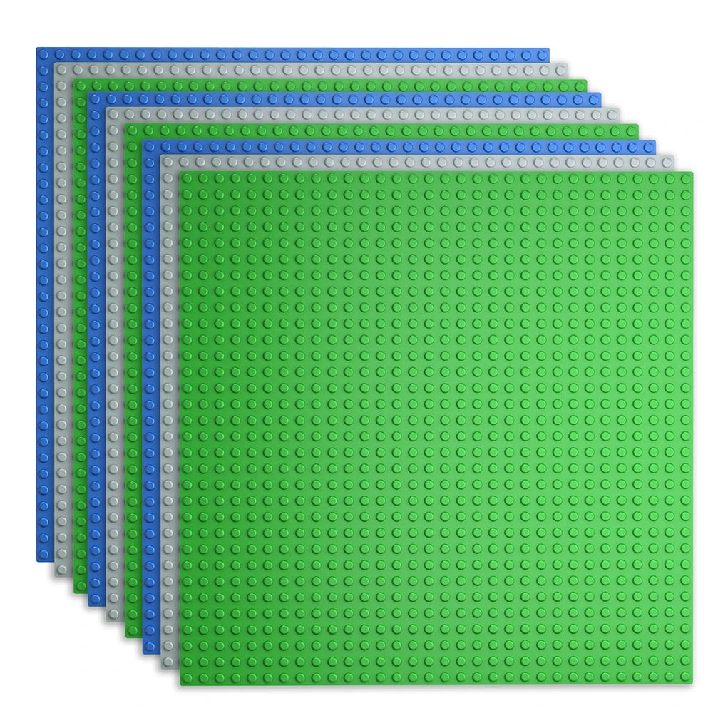 32X32 32X16 Dots Classic Base Plates Blocks DIY Small Size City Road Bricks Baseplate Construction Building Toys for Kids Gifts
