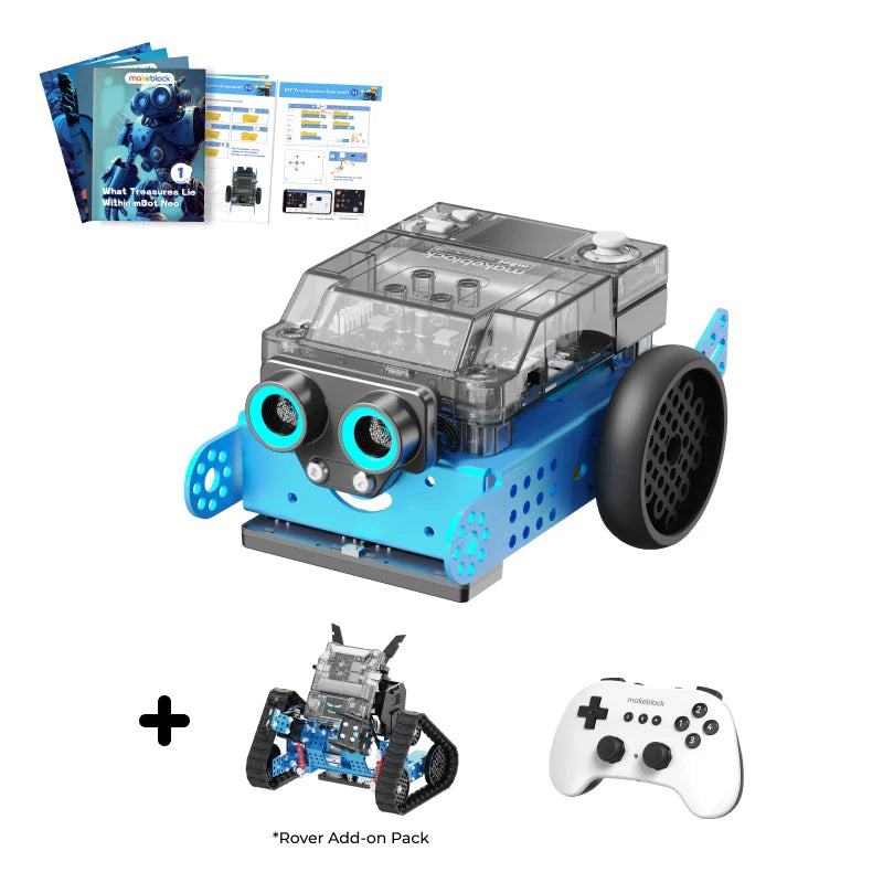 Mbot2 Rover Robotics Kit: Kid'S Interactive Emo Robot for Coding Learning and Outdoor Play