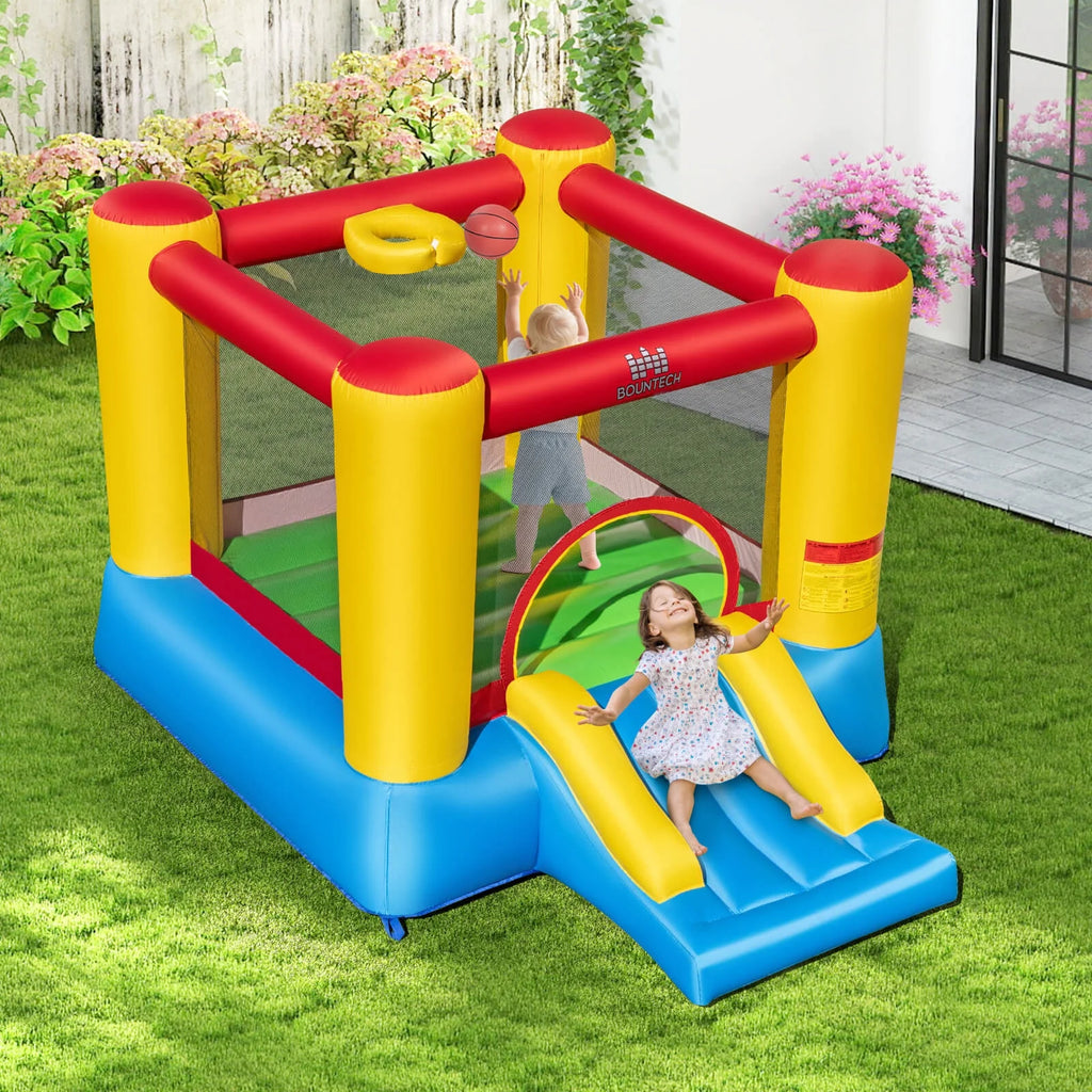Inflatable Bouncer Kids Slide Bounce House for Indoor Outdoor (Blower NOT Included)