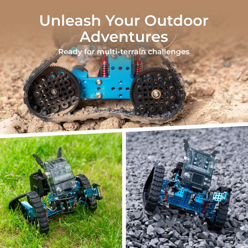Mbot2 Rover Robotics Kit: Kid'S Interactive Emo Robot for Coding Learning and Outdoor Play