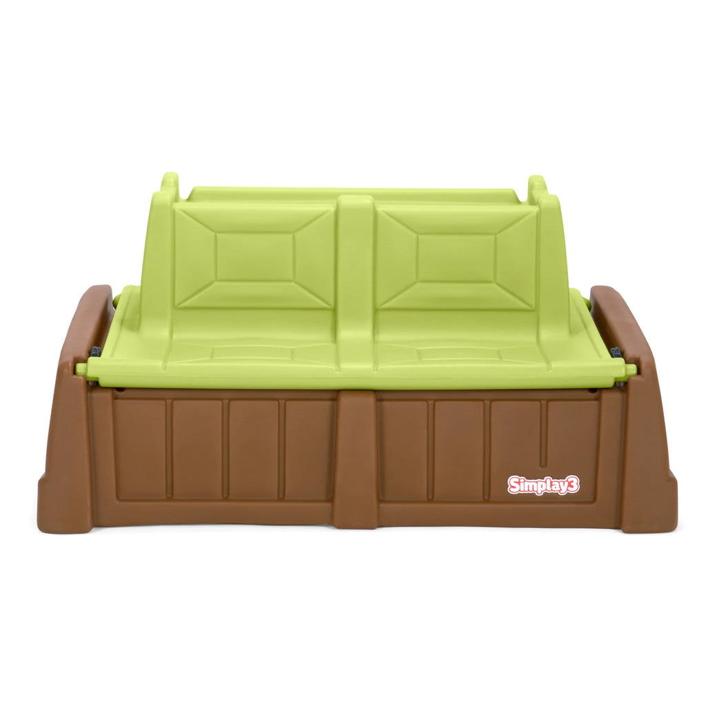 Sand and Water Bench, 2 in 1 Combination Play Table and Children'S Storage Bench
