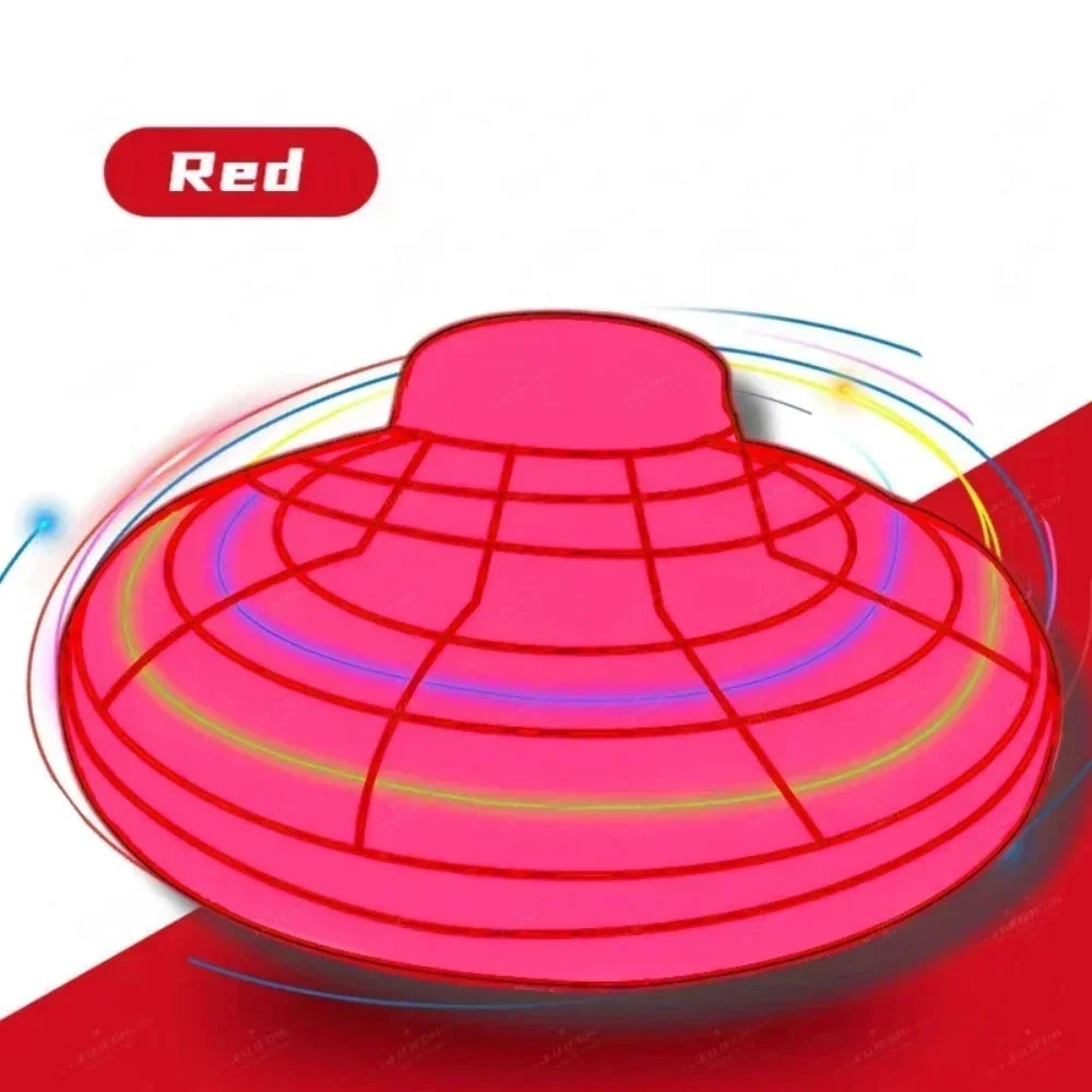 Magic Flying Helicopter Spinner Fingertip Upgrade Flight Gyro Fly Orb Hover Ball Mini Dron Aircraft Toys LED Type Toy Kids Gifts